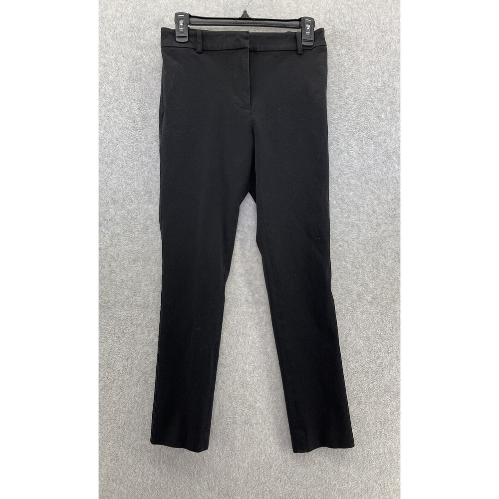1.STATE Women's Solid Black pants Size 2 Chinos Cotton Pockets